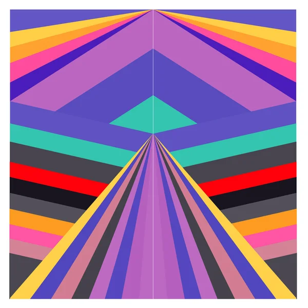 Kaynak için vektör renkli geometrik ve eğri arkaplan deseni