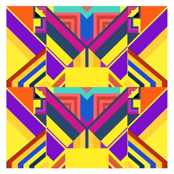 Kaynak için vektör renkli geometrik ve eğri arkaplan deseni