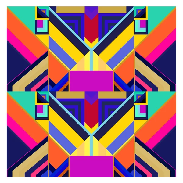 Kaynak için vektör renkli geometrik ve eğri arkaplan deseni