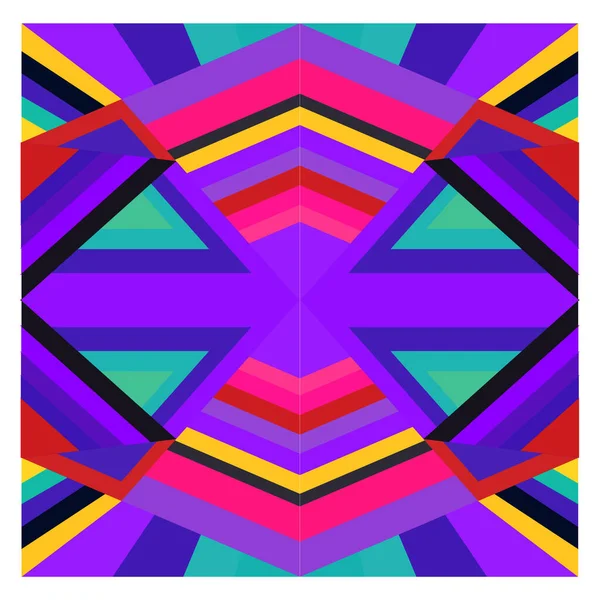 Kaynak için vektör renkli geometrik ve eğri arkaplan deseni