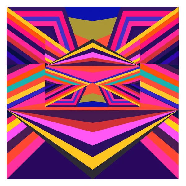 Kaynak için vektör renkli geometrik ve eğri arkaplan deseni