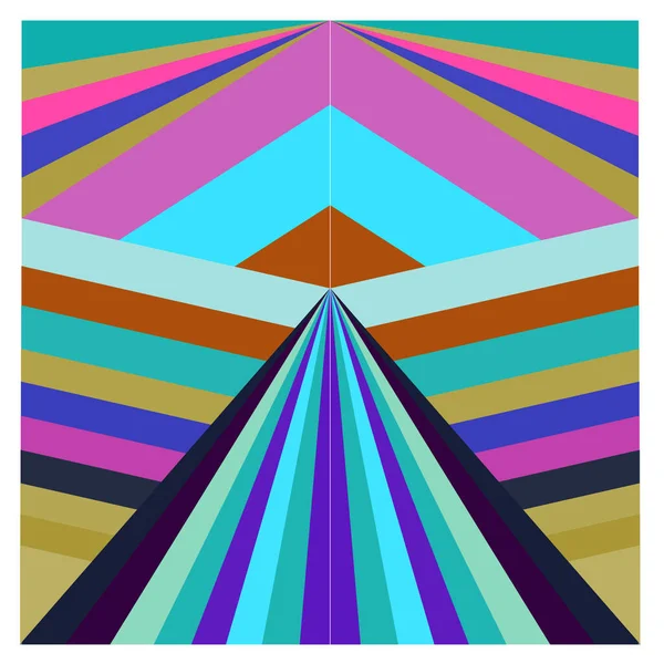 Kaynak için vektör renkli geometrik ve eğri arkaplan deseni