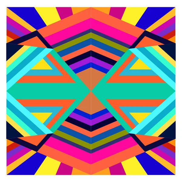 Kaynak için vektör renkli geometrik ve eğri arkaplan deseni