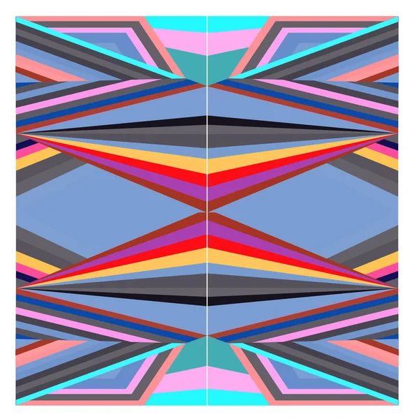 Kaynak için vektör renkli geometrik ve eğri arkaplan deseni