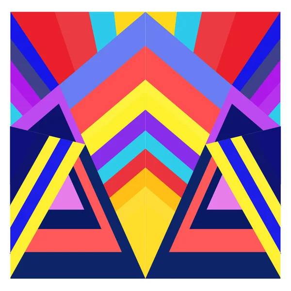 Kaynak için vektör renkli geometrik ve eğri arkaplan deseni