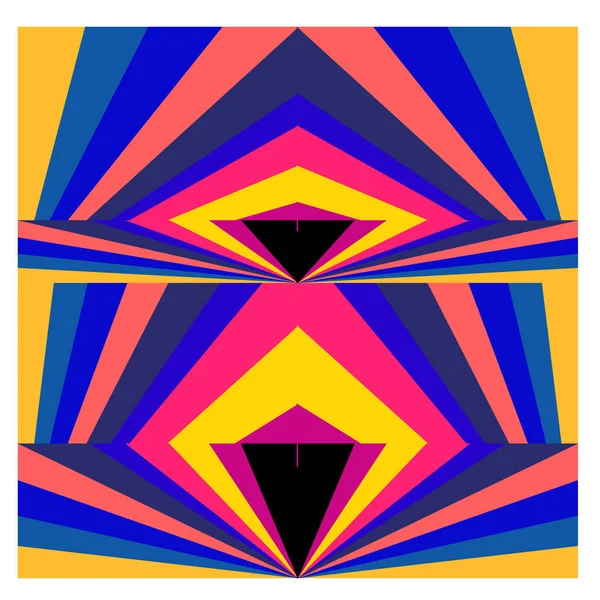 Kaynak için vektör renkli geometrik ve eğri arkaplan deseni