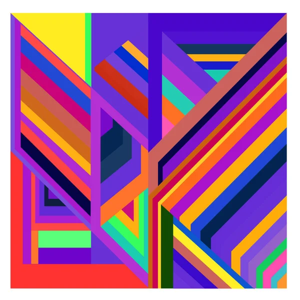 Kaynak için vektör renkli geometrik ve eğri arkaplan deseni