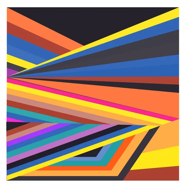 Kaynak için vektör renkli geometrik ve eğri arkaplan deseni