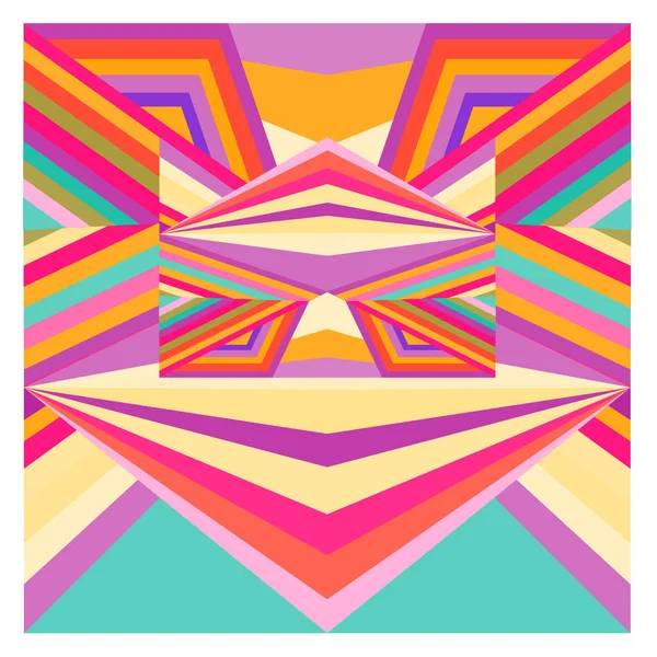 Kaynak için vektör renkli geometrik ve eğri arkaplan deseni