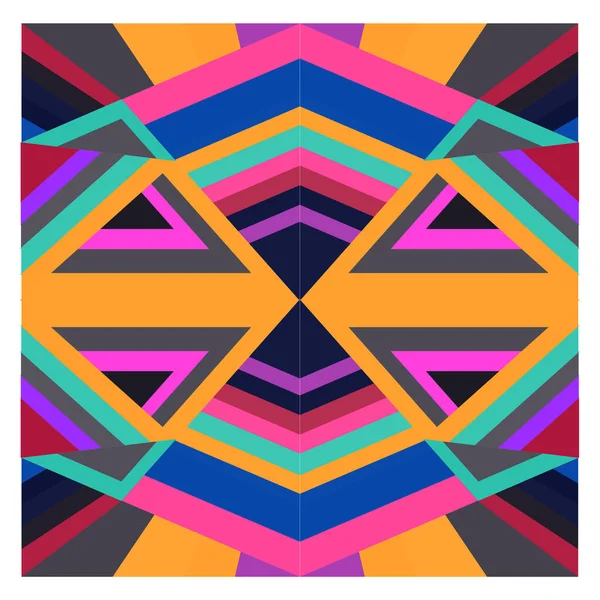 Kaynak için vektör renkli geometrik ve eğri arkaplan deseni