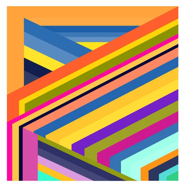 Kaynak için vektör renkli geometrik ve eğri arkaplan deseni