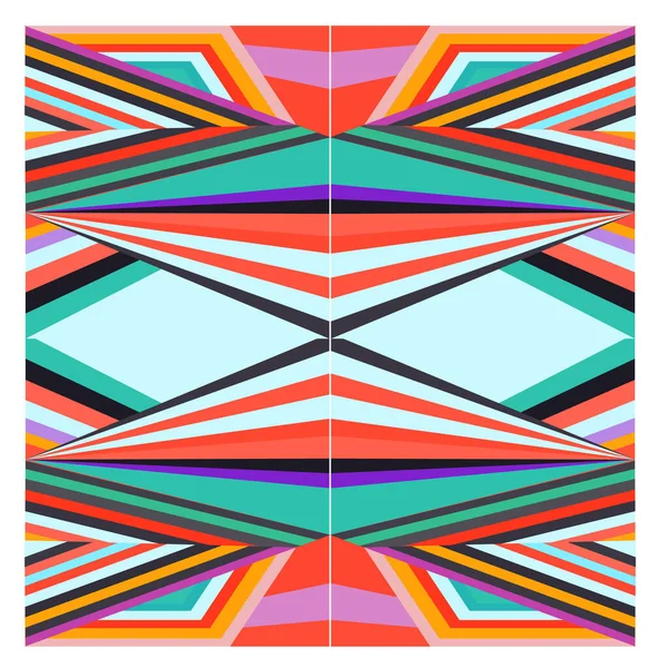 Kaynak için vektör renkli geometrik ve eğri arkaplan deseni