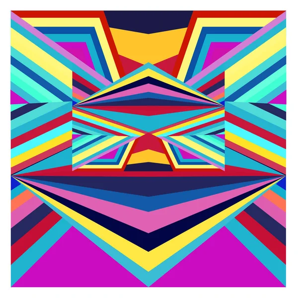 Kaynak için vektör renkli geometrik ve eğri arkaplan deseni