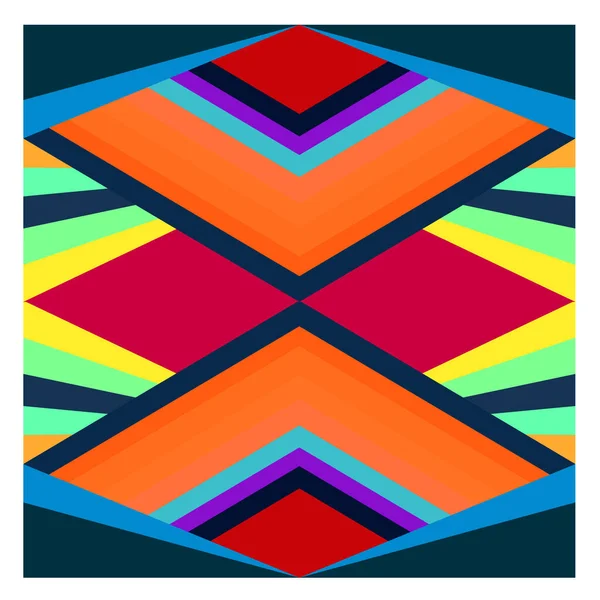 Kaynak için vektör renkli geometrik ve eğri arkaplan deseni