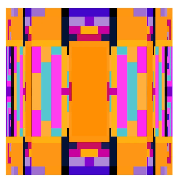 Modèle Géométrique Courbe Vectoriel Fond Coloré Pour Alimentation — Image vectorielle