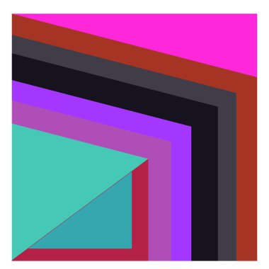 Kaynak için vektör renkli geometrik ve eğri arkaplan deseni