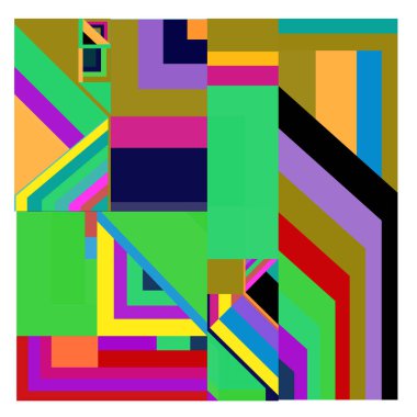 Kaynak için vektör renkli geometrik ve eğri arkaplan deseni