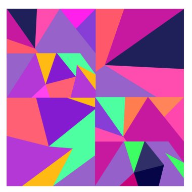 Kaynak için vektör renkli geometrik ve eğri arkaplan deseni