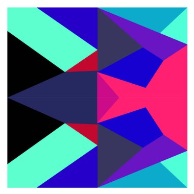 Kaynak için vektör renkli geometrik ve eğri arkaplan deseni