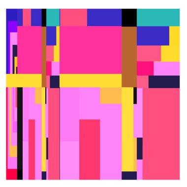 Kaynak için vektör renkli geometrik ve eğri arkaplan deseni