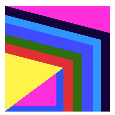 Kaynak için vektör renkli geometrik ve eğri arkaplan deseni