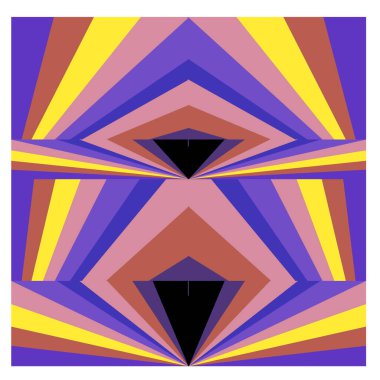 Kaynak için vektör renkli geometrik ve eğri arkaplan deseni