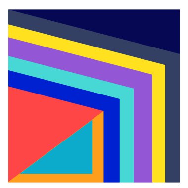 Kaynak için vektör renkli geometrik ve eğri arkaplan deseni