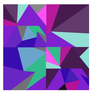 Kaynak için vektör renkli geometrik ve eğri arkaplan deseni