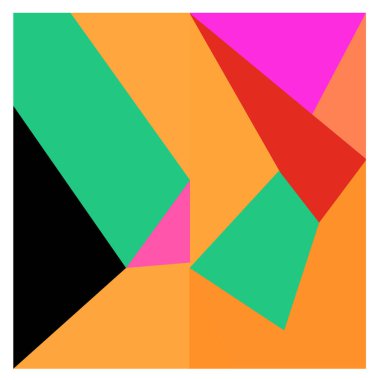 Kaynak için vektör renkli geometrik ve eğri arkaplan deseni