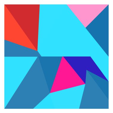 Kaynak için vektör renkli geometrik ve eğri arkaplan deseni