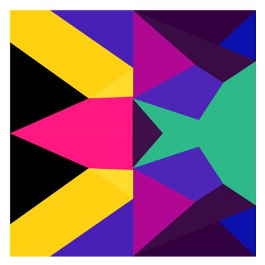 Kaynak için vektör renkli geometrik ve eğri arkaplan deseni