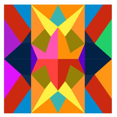 Kaynak için vektör renkli geometrik ve eğri arkaplan deseni