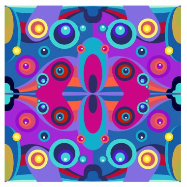 Kaynak için vektör renkli geometrik ve eğri arkaplan deseni