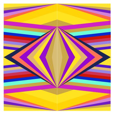 Kaynak için vektör renkli geometrik ve eğri arkaplan deseni