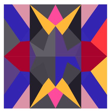 Kaynak için vektör renkli geometrik ve eğri arkaplan deseni