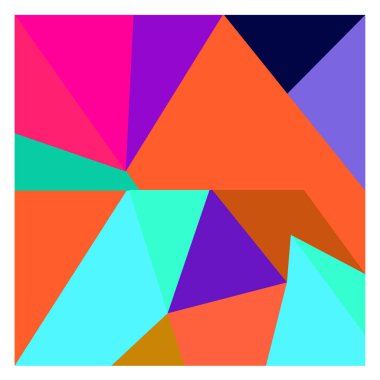 Kaynak için vektör renkli geometrik ve eğri arkaplan deseni