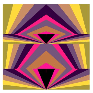 Kaynak için vektör renkli geometrik ve eğri arkaplan deseni