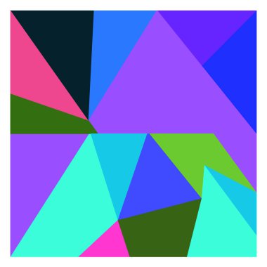 Kaynak için vektör renkli geometrik ve eğri arkaplan deseni