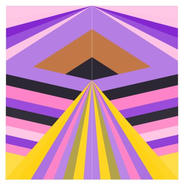 Kaynak için vektör renkli geometrik ve eğri arkaplan deseni