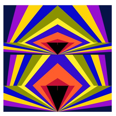 Kaynak için vektör renkli geometrik ve eğri arkaplan deseni