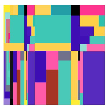 Kaynak için vektör renkli geometrik ve eğri arkaplan deseni