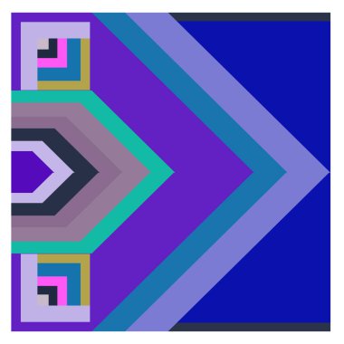 Kaynak için vektör renkli geometrik ve eğri arkaplan deseni