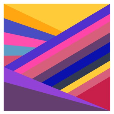 Kaynak için vektör renkli geometrik ve eğri arkaplan deseni