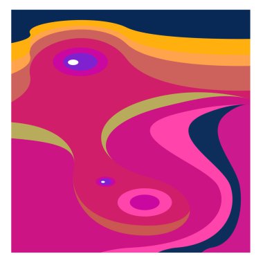 Kaynak için vektör renkli geometrik ve eğri arkaplan deseni