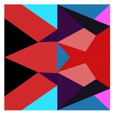 Kaynak için vektör renkli geometrik ve eğri arkaplan deseni