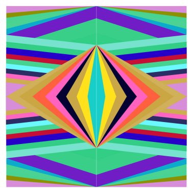 Kaynak için vektör renkli geometrik ve eğri arkaplan deseni