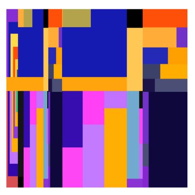 Kaynak için vektör renkli geometrik ve eğri arkaplan deseni