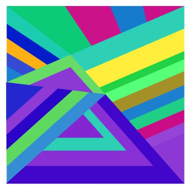 Kaynak için vektör renkli geometrik ve eğri arkaplan deseni