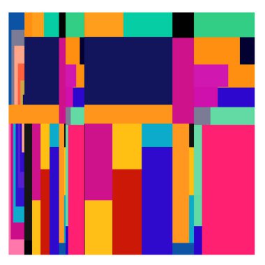 Kaynak için vektör renkli geometrik ve eğri arkaplan deseni