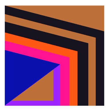 Kaynak için vektör renkli geometrik ve eğri arkaplan deseni